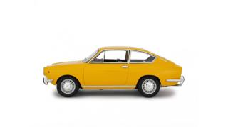 Fiat 850 SPORT COUPÈ 1968 gelb Laudoracing-Models 1:18 Resinemodell (Türen, Motorhaube... nicht zu öffnen!)